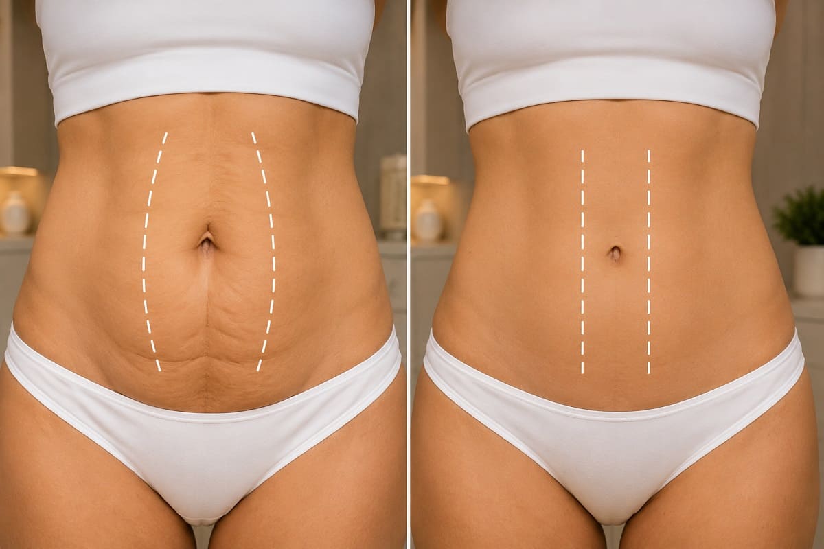 Avaliação de diástase abdominal na Clínica Keola